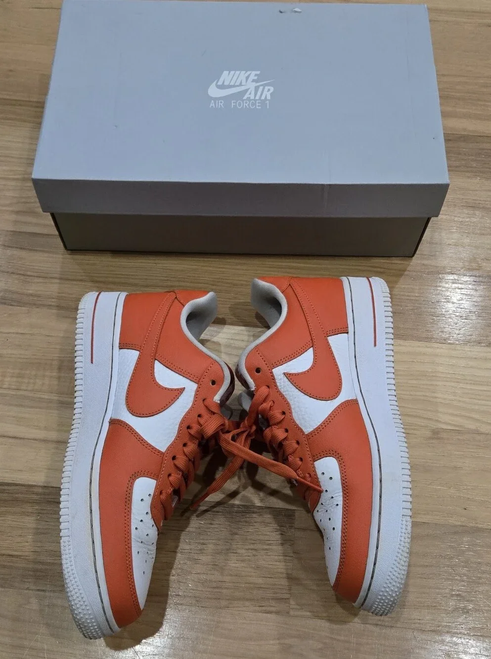 Nike Air Force 1 Low '07 Cosmic Clay/White (Orange & White) Men's 8 Women's 9.5
